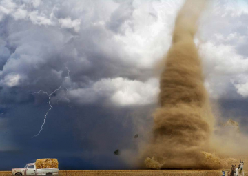 Tornado - niszcząca władza przyrody